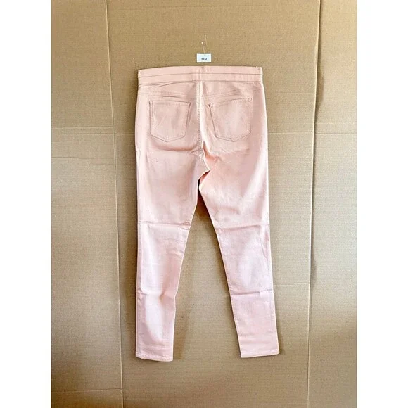 New Light Pink Women’s High waisted skinny jean casual pant stretchy  XL - Picture 11 of 12
